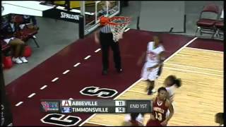 Top plays from the 1st quarter of Abbeville and Timmonsville in the Girls A South Carolina Girls Bas [upl. by Ahsilat]