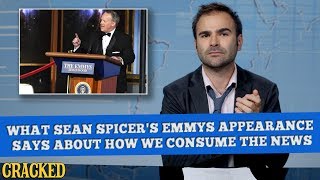 What Sean Spicers Emmys Appearance Says About How We Consume The News  Some News [upl. by Vanzant]