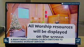 A Manitoban Lutheran church switches to streaming worship services [upl. by Anairda]