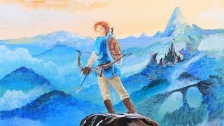 Zelda Breath of the Wild  Timelapse Painting [upl. by Astred681]