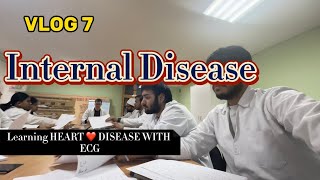 Vlog 7  3rd year mbbs  ECG  ORSMU  orenburg  mbbs dailyvlog medicolife ecg heartatropy [upl. by Harrat829]