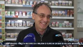 Campobasso vincita record da 4 milioni di euro in un bar di Via XXIV Maggio [upl. by Itirp336]