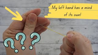 LeftHanded vs RightHanded Stitching Or maybe you have cross dominance [upl. by Ilysa]