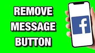 How to Remove Message Button on Facebook [upl. by Gran]