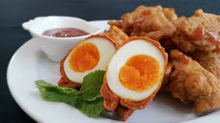 Quick Special Egg Bajji  Fadwas Kitchen  Recipe  12 [upl. by Landry]