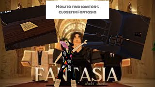 How to access hidden janitors closet in Fantasia on roblox [upl. by Eliott675]