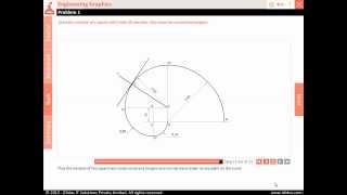 Engineering Graphics Involute Of Square [upl. by Adihahs644]