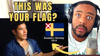 Brit Reacts to FLAG  FAN FRIDAY SWEDEN Geography Now [upl. by Yelnoc931]