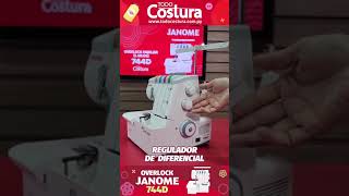 Presentación Overlock Familiar Janome 744D  Rincón Willpex  Paraguay [upl. by Althee71]