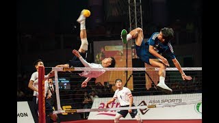 Le sport le plus WTF dAsie Sepak Takraw [upl. by Worl]