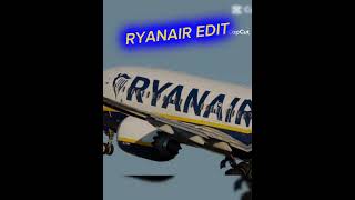 Ryanair edit ryanair airplane aviation edit avgeek [upl. by Sadye]