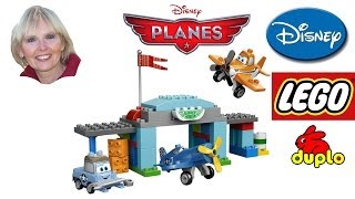 ♥♥ LEGO Duplo Disney Planes Skippers Flight School [upl. by Ebag927]