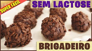 BRIGADEIRO FIT VEGANO I SEM LACTOSE E MUITO FÁCIL [upl. by Airemaj]