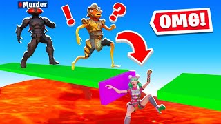 ESCAPE from the LAVA KILLER in Fortnite [upl. by Enilaf190]