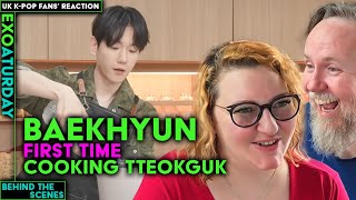 Baekhyun  First Time Cooking Tteokguk  UK KPop Fans Reaction [upl. by Chemush17]