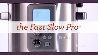 Learn more about the Breville Fast Slow Pro™ [upl. by Attenaej]