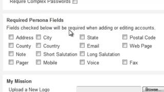 Make persona fields required in eTapestry [upl. by Annahsor]