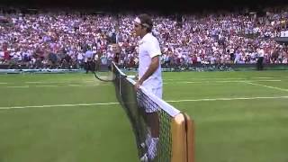 Match point Federer takes out Wawrinka  Wimbledon 2014 [upl. by Samy]