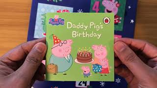 04 Daddy Pig’s Birthday Peppa Pig Christmas Advent Calendar Books  Read Aloud Book for Children [upl. by Cosimo]