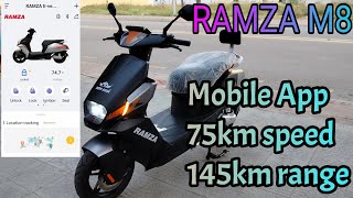 Ramza M8 Sporty Electric bike NewAsia detail review about screenspeed and mobile app [upl. by Nner]