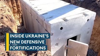 Ukraine builds miles of frontline trenches and bunkers to repel Russian army [upl. by Atined891]