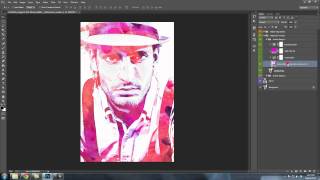 Watercolor and Pencil Photoshop Effect Tutorial [upl. by Ahseryt593]