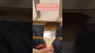 Painting Worn Antique Chairs For A Wood Look Finish 🌿homedecor paintingtutorial diyprojects [upl. by Kroll]