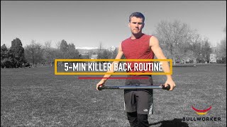 Bullworker Killer Back Workout in 5 Minutes [upl. by Reuben258]