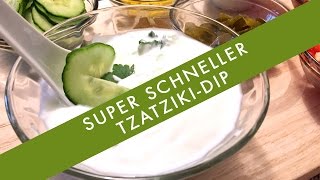 Thermomix  🥒 Tzatziki Rezept  Schneller Zaziki Dip [upl. by Levin]