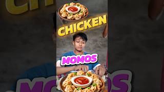 CHICKEN MOMOS CHALLENGE 😋 momos [upl. by Wardlaw]