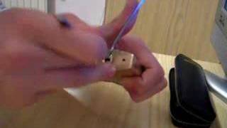 CarlMor6929 Lockpicking a 6 pin TriCircle lock [upl. by Ennaecarg]