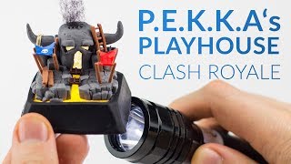 PEKKAs Playhouse Clash Royale – Polymer Clay Tutorial [upl. by Ahsilav]