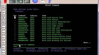 AS400 Tutorials  Command Line [upl. by Satsoc]