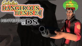 Lets Play Cabelas Dangerous Hunts 2011 DS  Wolves of the Past Become the Hunter [upl. by Ulla]