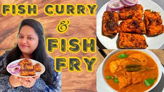 சால்மன் மீன் குழம்பு amp வறுவல்  Salmon Fish Kuzhambu amp Fry  Fish Curry in Tamil  Fish Fry Tamil [upl. by Iden]