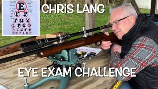 chrislang5659 Eye exam challenge Remington 513t amp Unertl 14x scope [upl. by Netsrejk811]