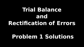 Rectification of errors  All basics  Class 11  Part 1  Accounts [upl. by Gridley233]