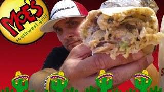 MOES SOUTHWEST GRILL JOEY BAG O DONUTS BURRITO REVIEW 119 [upl. by Sakram]