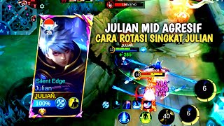 17KILLS JULIAN MID LANE AGRESIF🔥 BUILD TOP 1 GLOBAL JULIAN  MLBB [upl. by Blanka]