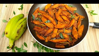 Vazhakkai Varuval  வாழைக்காய் வறுவல்  Valakkai fry Recipes in Tamil [upl. by Bohs]