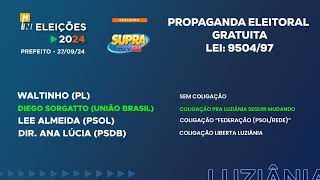 Horário Eleitoral Prefeitos de LuziâniaGO  Rádio  270924 [upl. by Amos]