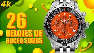 TOP 10 mejores Relojes de Buceo Suizos con Diseños Clásicos y Modernos [upl. by Tresa]