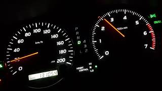 2008 Toyota Landcruiser Prado Grande 120 V6 0 to 100kmh acceleration [upl. by Adiuqram]