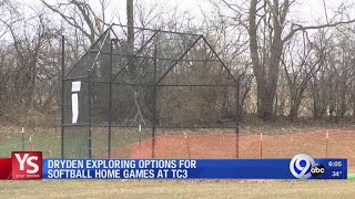 Dryden School District exploring options for softball home games at TC3 [upl. by Leidgam]