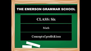 Class Six Math Concept of Cost Price and Sale Priceamp Profit Loss [upl. by Andromeda]