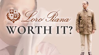 Loro Piana Cashmere Worth It Luxe Italian Fabric Review [upl. by Noreik537]