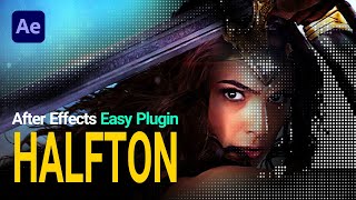 After Effects Tutorials  Halftone Effect Made Easy plugin [upl. by Aneehsat]