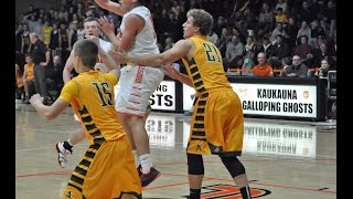 KaukaunaAshwaubenon boys basketball highlights [upl. by Asor87]