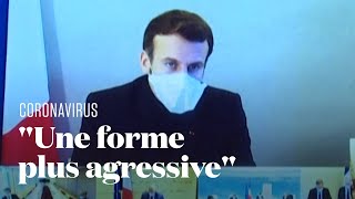 Emmanuel Macron met en garde contre la quotmutation problématiquequot du coronavirus [upl. by Aime]