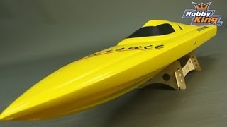 HobbyKing Daily  Pursuit Brushless VHull RC Boat [upl. by Goodwin]